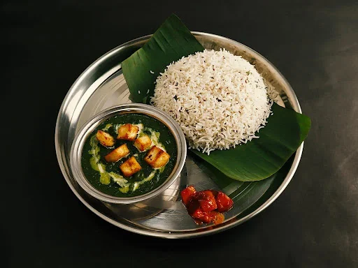 Palak Paneer Masala Rice Meal