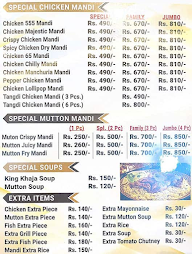 King Khaja Hotel menu 3