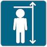 Height (height measurement) icon