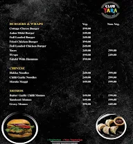 Club Yara menu 5