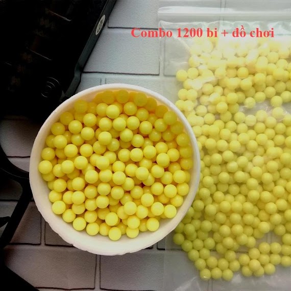 Combo 1200 Bi Nhựa 6Mm Loại Tốt Kèm Đồ Chơi - Tổng Kho Đồ Chơi Nam Phong