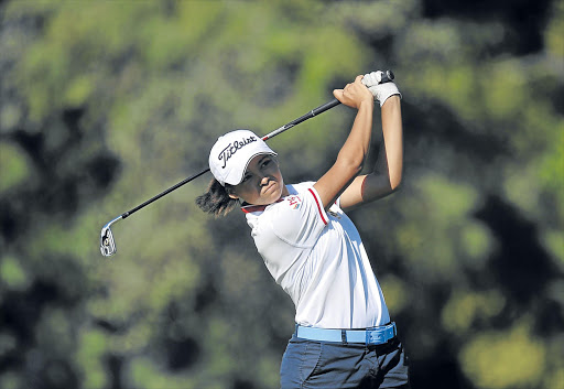 STARRING ROLE: East London and SA’s Demi Flanagan won her debut international at the Namibia Amateur Ladies Strokeplay Picture: SASPA