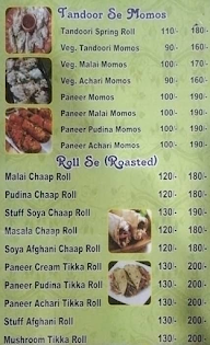 Ninja Momos menu 1