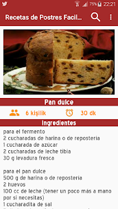 Recetas de Postres Faciles sin internet