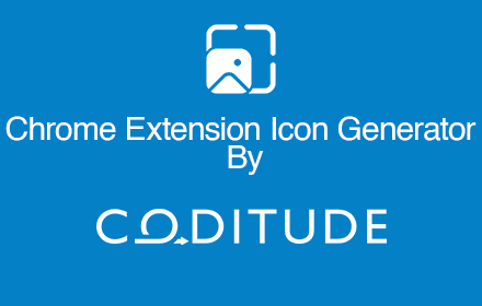 Chrome Extension Icon Generator By Coditude small promo image