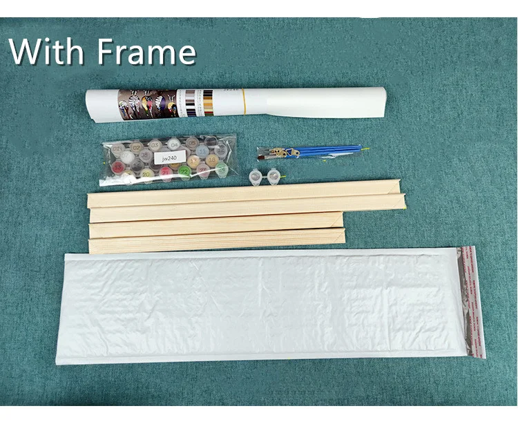 Peinture numérique DIY pour tous. Kits complets pour débutants. Amusez-vous à peindre par numéros et créez votre propre chef-d'œuvre.
