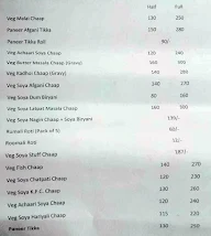 The Hungry Momo & Soya Chaap Cafe menu 1