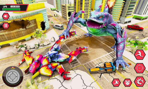 Frog Robot Shooting Robot Transforming Games