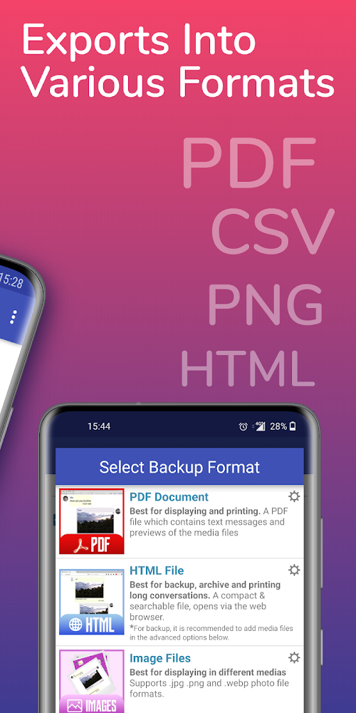 ????SMS Backup, Print & Restore -Export PDF,HTML,CSV