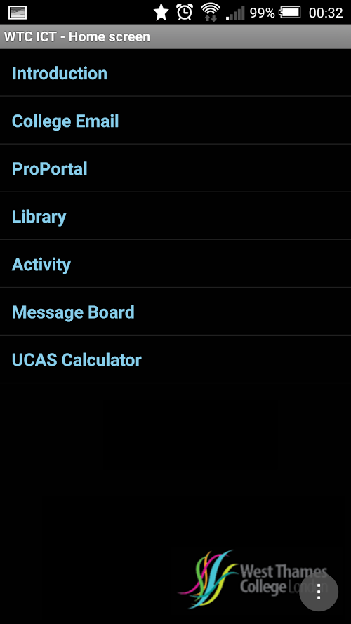 Android application WTC ICT screenshort