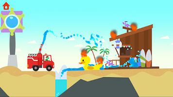 Dinosaur Fire Truck: for kids Screenshot