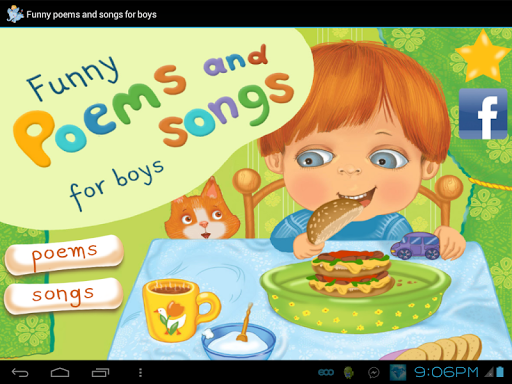 Funny Poems and Songs For Boys