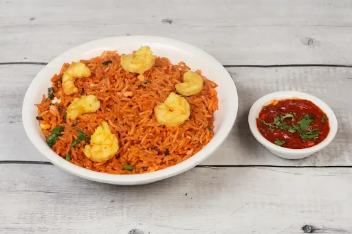 Prawns Schezwan Fried Rice