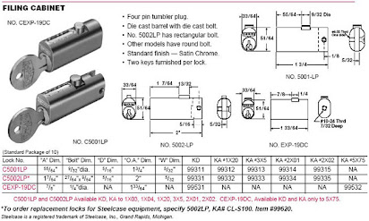 Replace File Cabinet Key