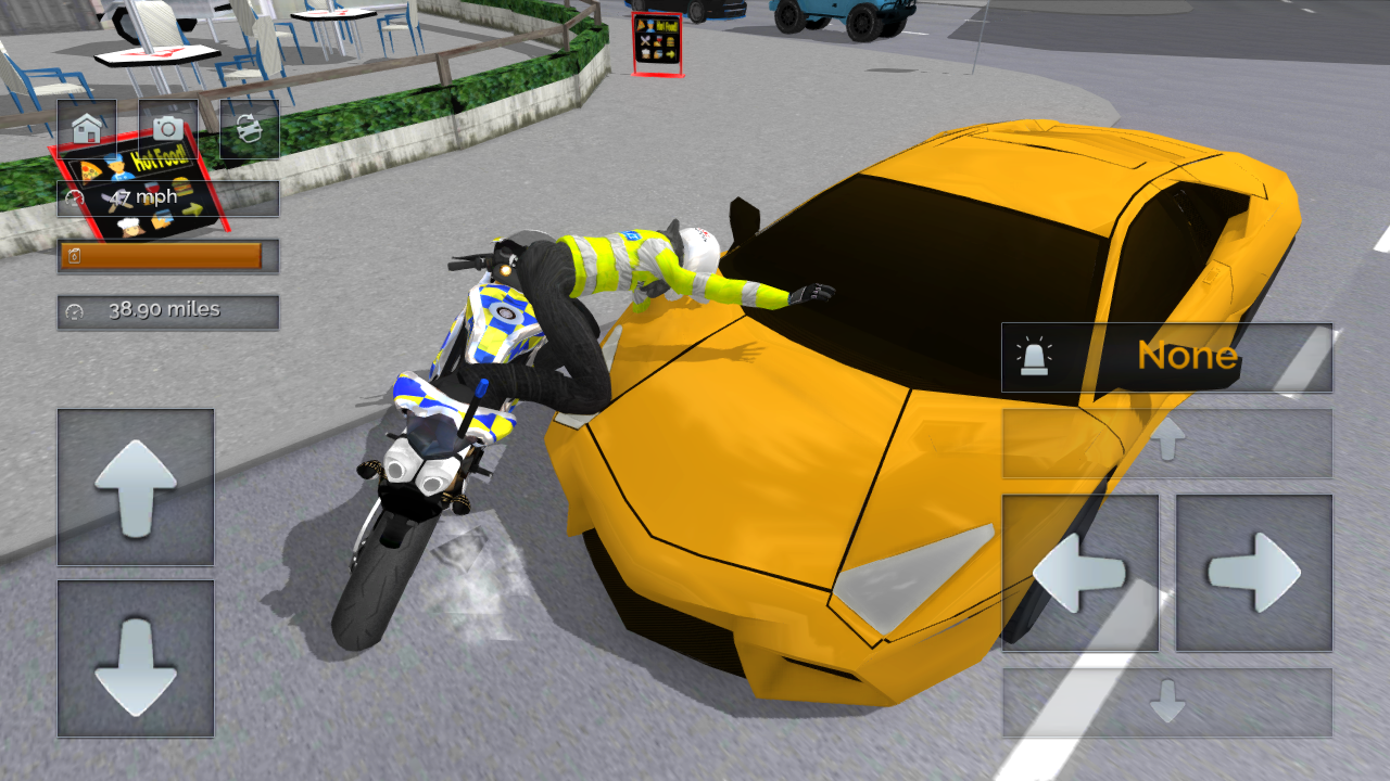   Police Motorbike Simulator 3D- 스크린샷 