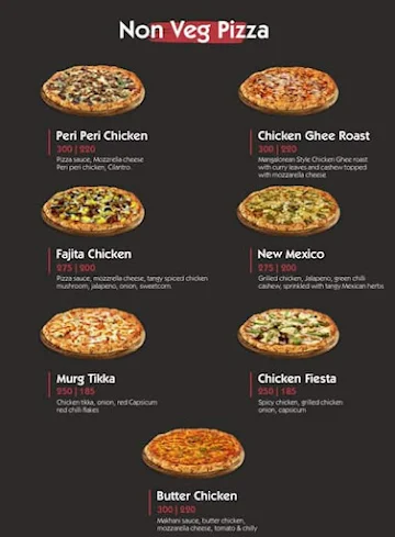 Pizza Valley menu 