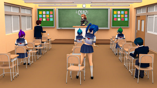 Screenshot Anime Games: High School Girl