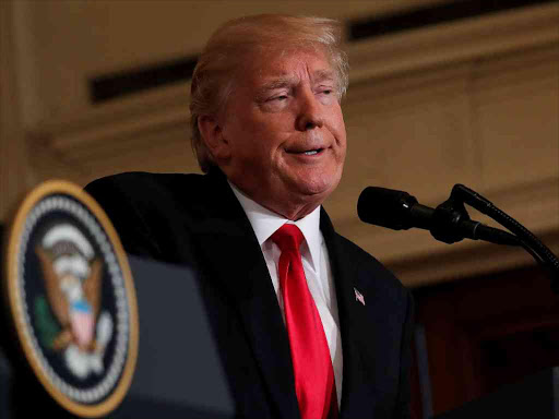 US President Donald Trump answers a question during a joint news conference with Norwegian Prime Minister Erna Solberg at the White House in Washington, January 10, 2018. /Reuters