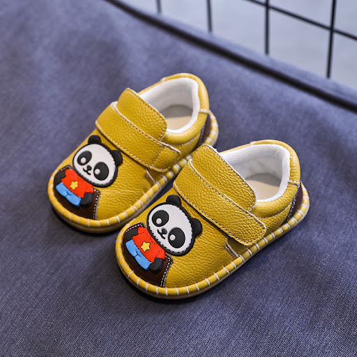 Title 3, Leather Baby Toddler Shoes with Soft Sole. Perf...