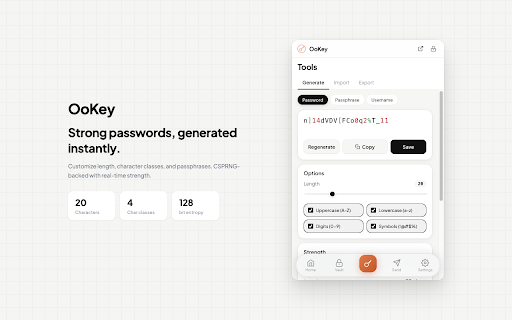 OoKey Password Manager screenshot 3