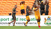 Bernard Parker of Kaizer Chiefs celebrates his goal during the  Nedbank Cup last 32 match against  Golden Arrows at FNB Stadium on Sunday.