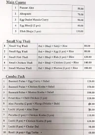 Vojan Caterer menu 3