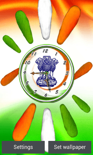 Indian Clock Live Wallpaper