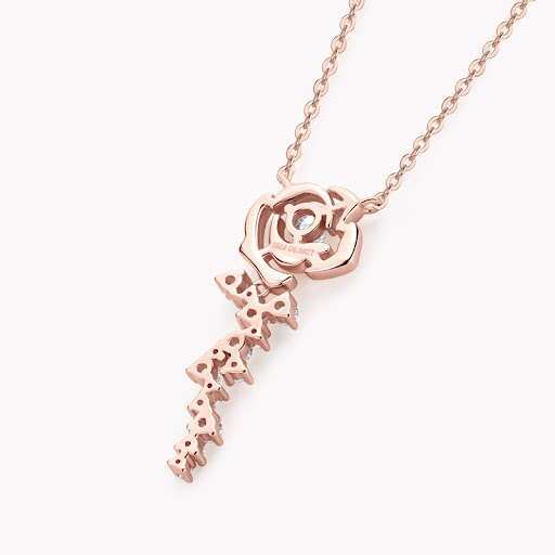Title 5, All-matching Ins Style Rose Gold Necklace, a ve...
