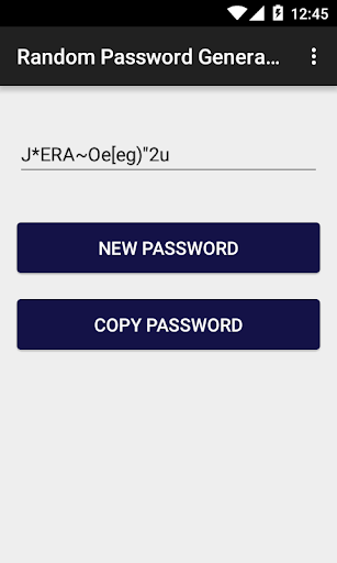 Random Password Generator