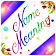 Name Meaning Photo Editor  icon