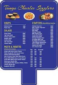 Tango Charlie Sizzlers menu 6