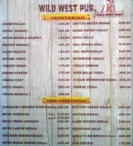 Wild West Pub menu 5