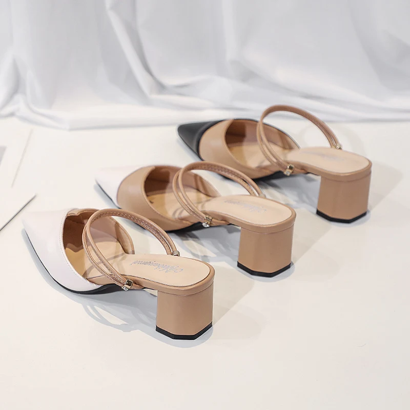 Sandali da donna con tacco medio, doppi stili e abbinabili a tutto. Comfort e stile per ogni occasione.
