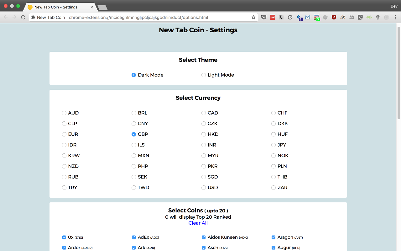 New Tab Coin Preview image 3