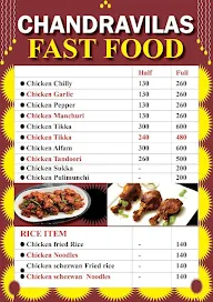 Hotel Chandra Vilas & Fast Food menu 2