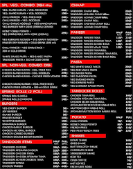 New Tandoori Night menu 5