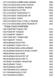 Regency Family Resto Bar menu 8