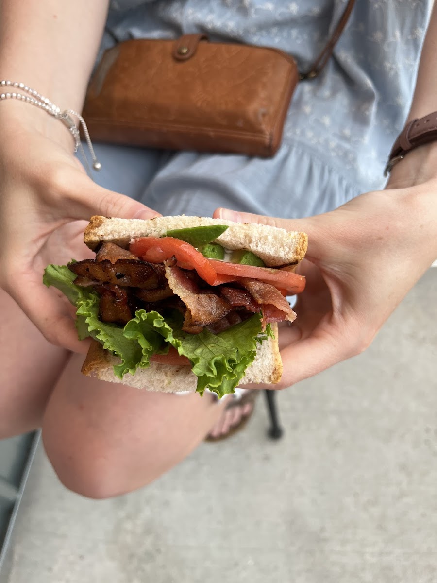 BLT with Avocado on GF bread!