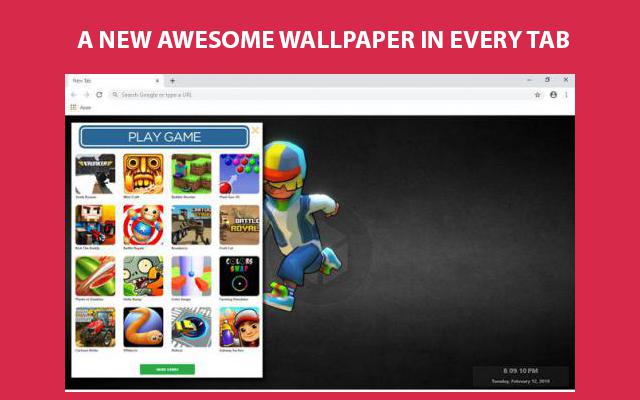 Subway Surfer Wallpapers and New Tab