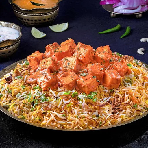 Butter Paneer Biryani Family Pack[Serves 3-4]