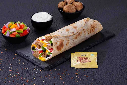 Cheese Baked Pizza Wrap (Chicken)