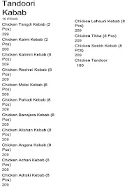 Bombay Pizza Kitchen menu 2