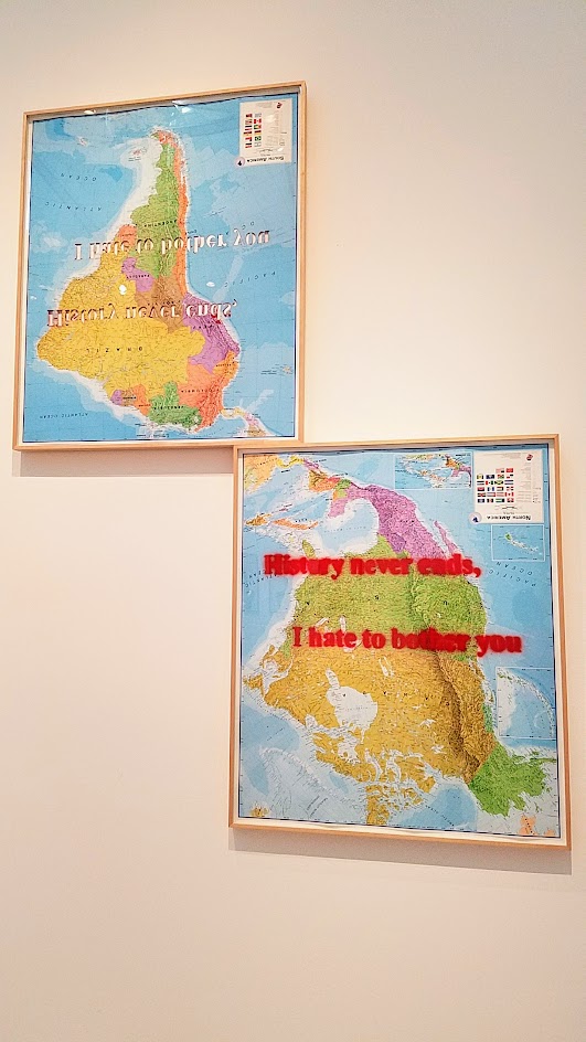 Proposal for America by Sam Durant. Displayed at Broad Contemporary Art Museum at LACMA