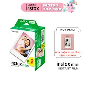 Instax Film Mini Date Cao 12/2024 Giấy In Viền Trắng Cho Máy Ảnh Chụp Lấy Liền Instax Mini Fujifilm Chính Hãng Nhật