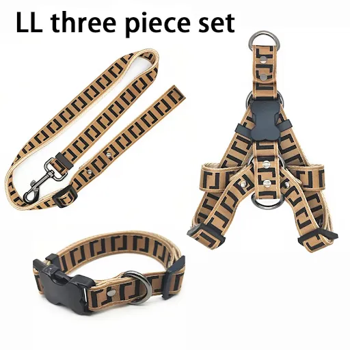 Trendy Pet Leashes Vest Style Chest Harnesses for Dogs Bulldogs Corgis Teddies Fashionable dog collar Classic Design Lux