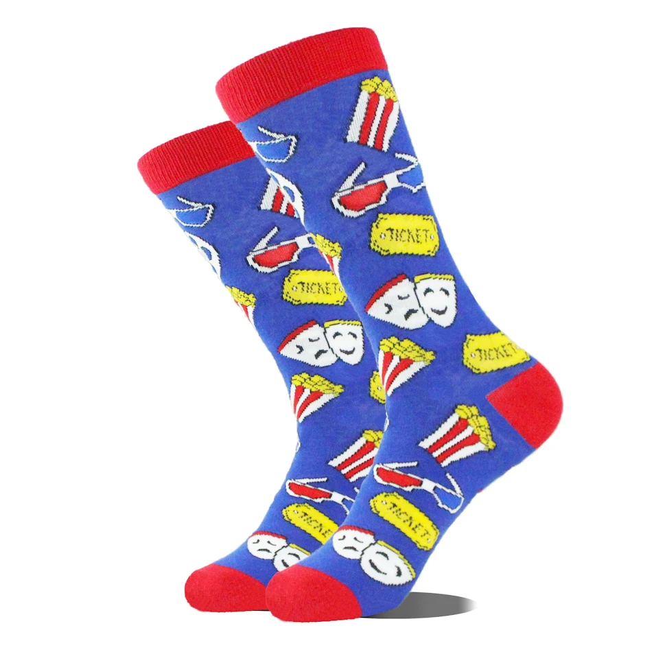Calcetines de moda transfronterizos de algodón de tubo medio con diseños de animales para uso diario. Perfectos para combinar con cualquier look.
