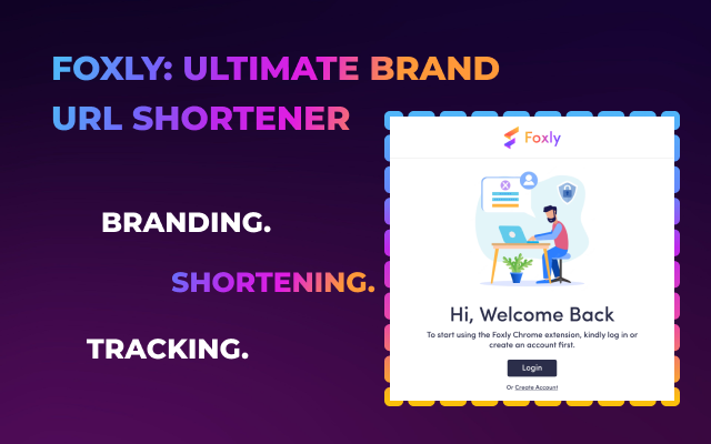 Foxly - URL Shortener Chrome Extension Image 1