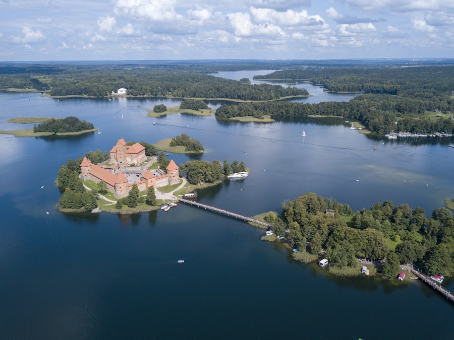 Troki, Trakai, Zamek na wyspie