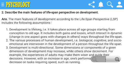 Psychology Class 11th Notes Q  a