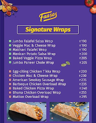 Faasos Signature Wraps & Rolls menu 1